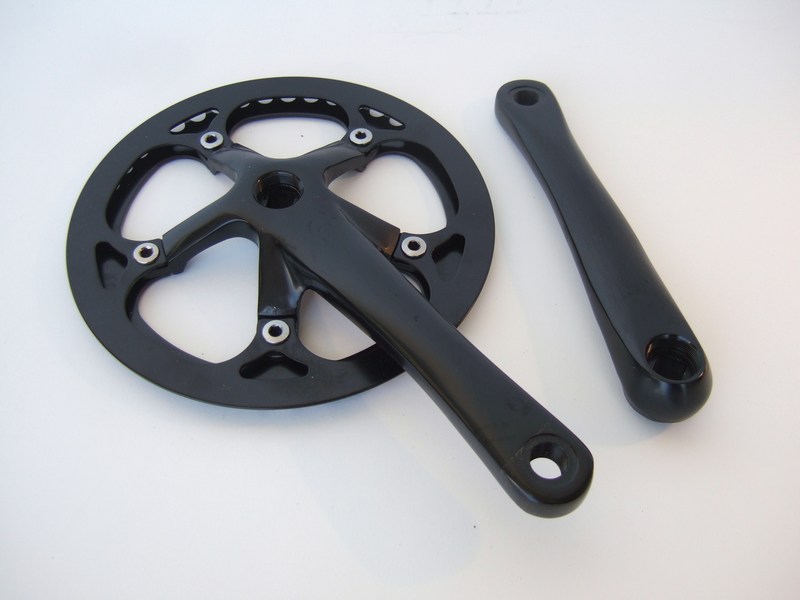 Parts Single speed square taper crank set with pant's guard Image