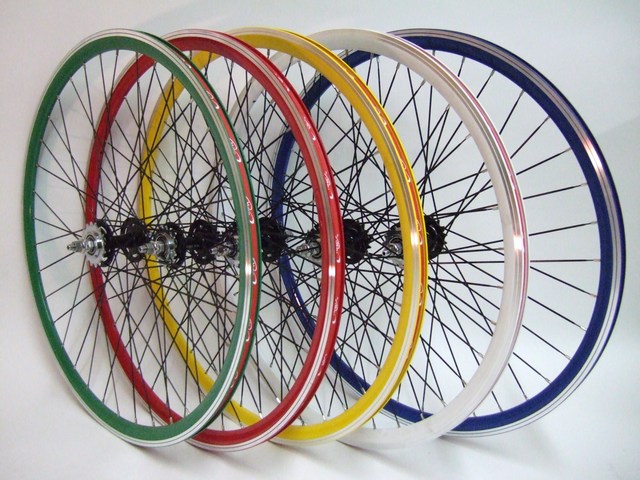 Wheels Fixed Gear In Colors Image