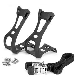 Parts Dimension Black Toe Clip and Strap Set Image