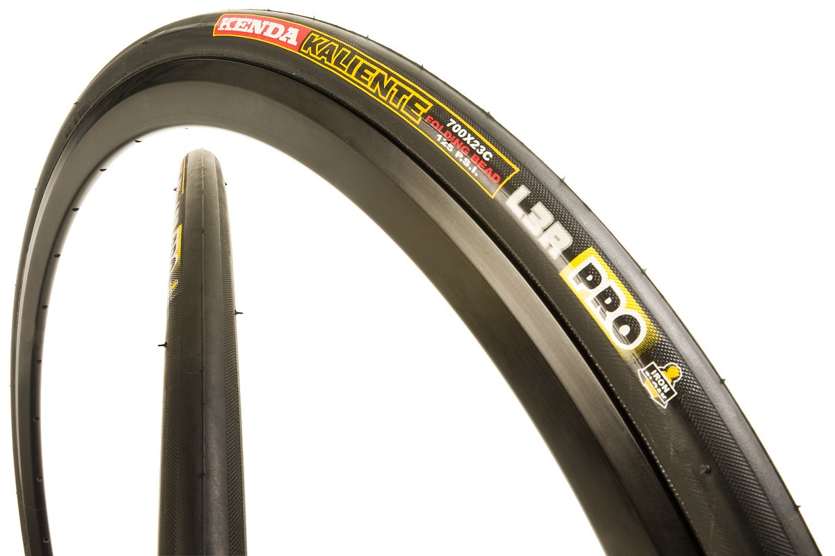Parts Kenda Kaliente Iron Cloak 700x23 Black Kevlar Image