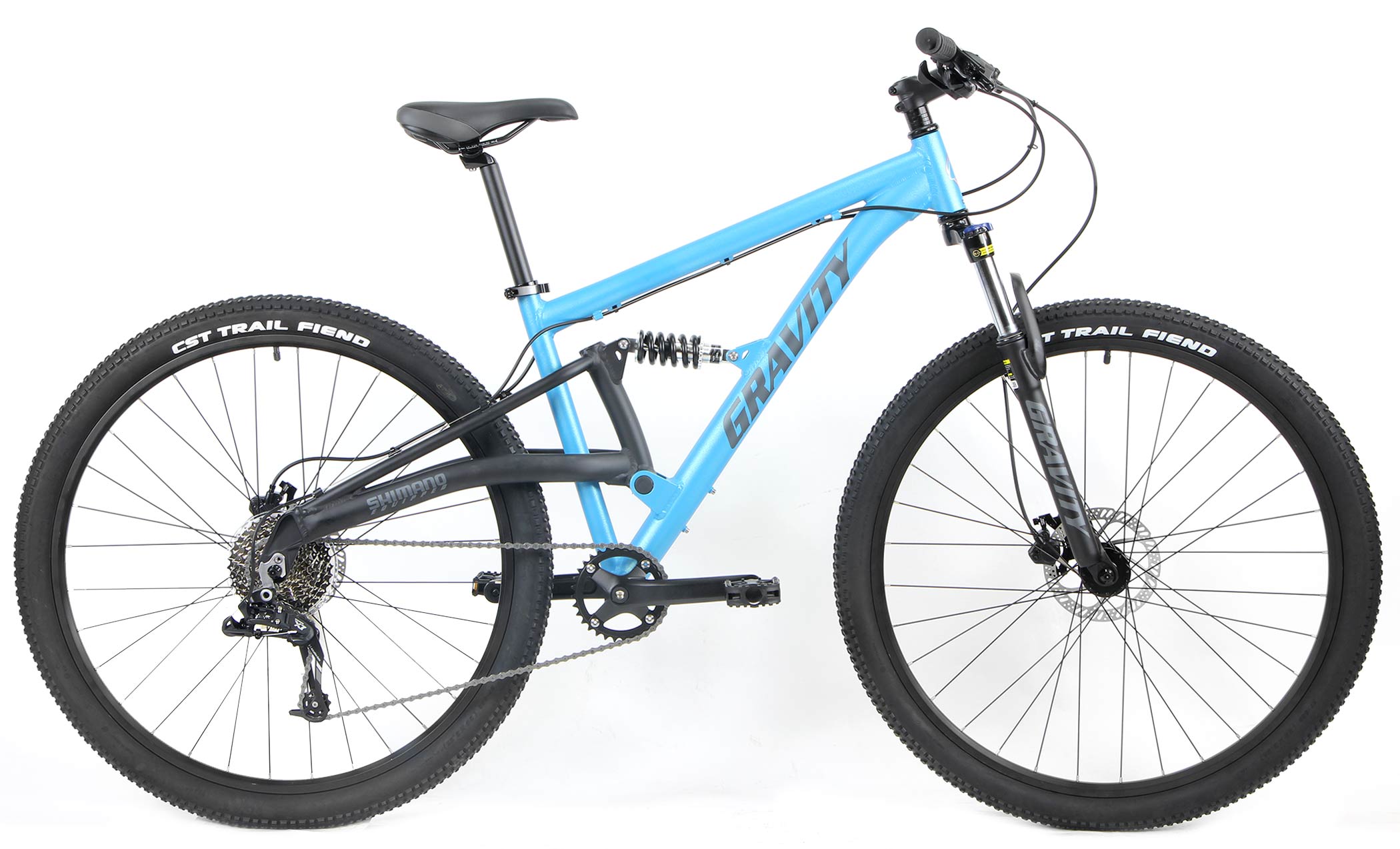 Bikes Gravity FSX 29 HD Comp SHIMANO HYDRAULIC DISC BRAKES, Shimano Full Suspension 29er Mountain Bike Image