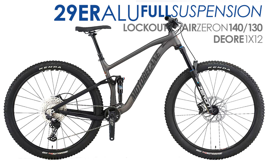 Bikes Motobecane Hal 5500 SHIMANO 1X12 Drivetrain Front/Rear AIR Suspension, Shimano  Hydraulic Disc brake Image