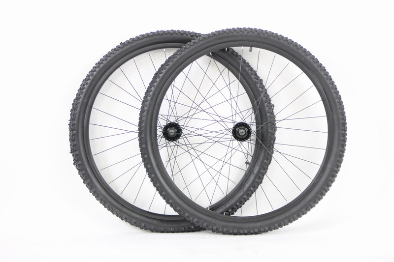 Wheels Economy 27.5 650b Mountain Bike Disc Brake Wheel Set - 27.5 x 2.10 Tires and Tubes… Image