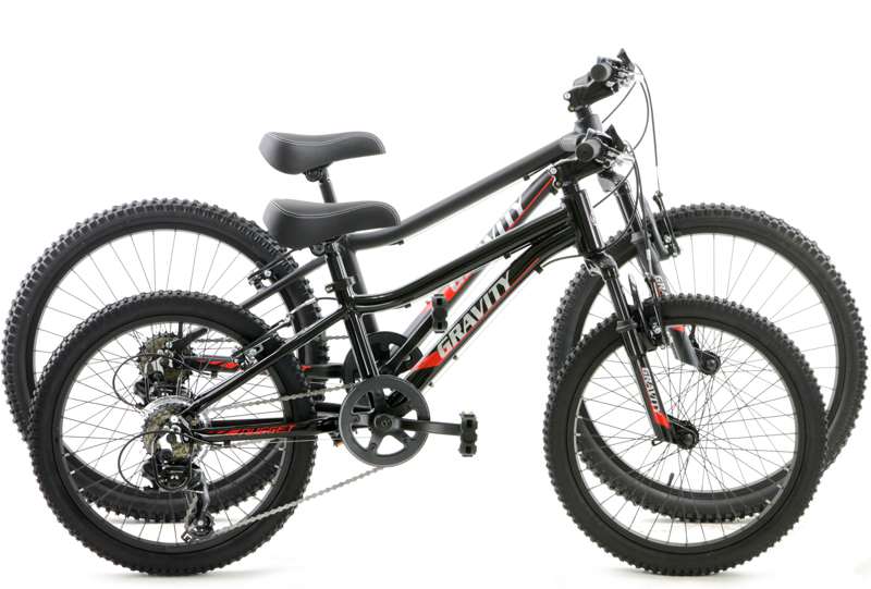 Bikes-New Gravity Nugget 24 Kids Mountain Bike Shimano with Front suspension Image