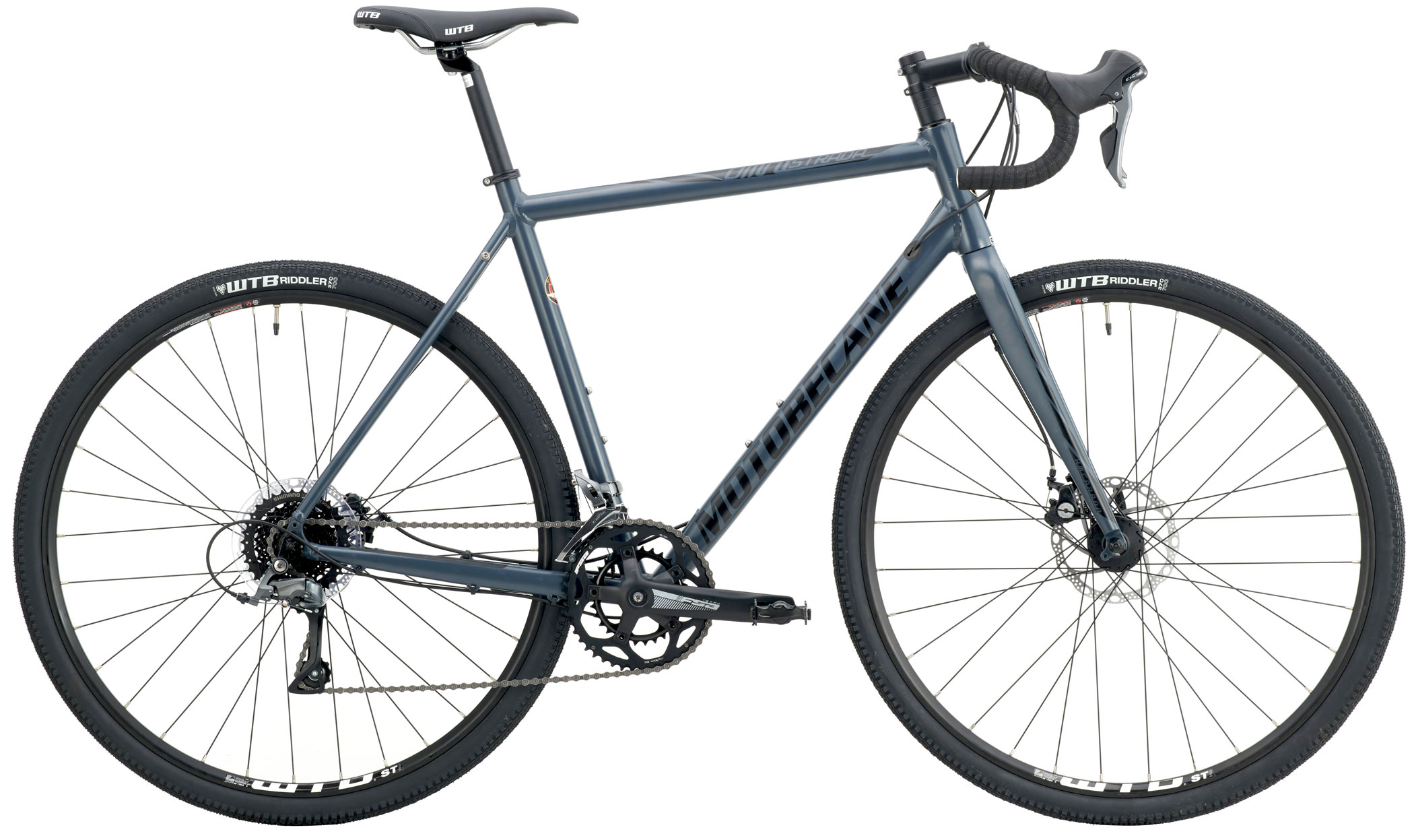 Bikes Motobecane Omni Strada Elite Shimano Claris R2000 2X8 Carbon Fork Disc Brakes Gravel Road Bike Image