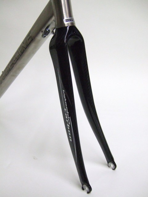 Frame Includes a matching Carbon Fiber fork . Please be careful in 