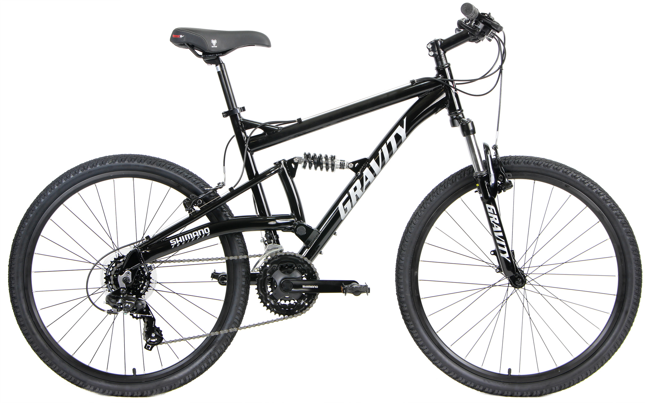 Bikes Gravity FSX V Shimano 21 Speed Full Suspension Bike with Rim Brakes  Image