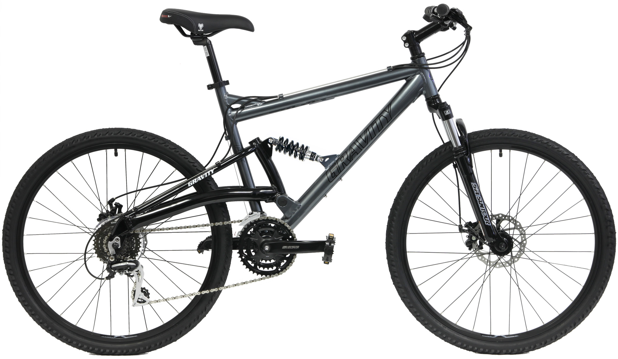 Bikes-New Gravity FSX 1.0 Dual Suspension Entry Level Mountain Bike (New) Image