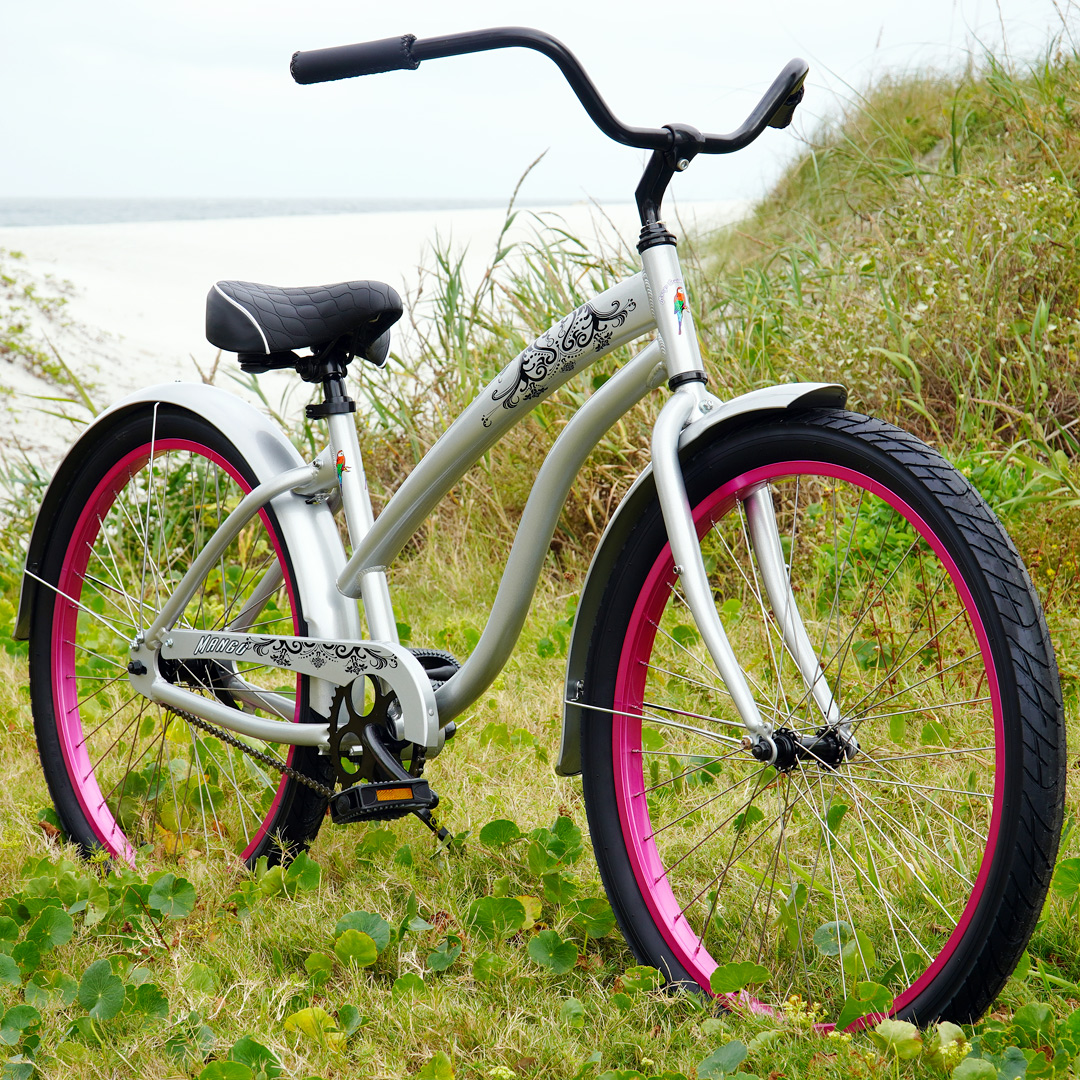 Bikes Mango Parrot Single Speed Aluminum Cruiser with Fenders Image