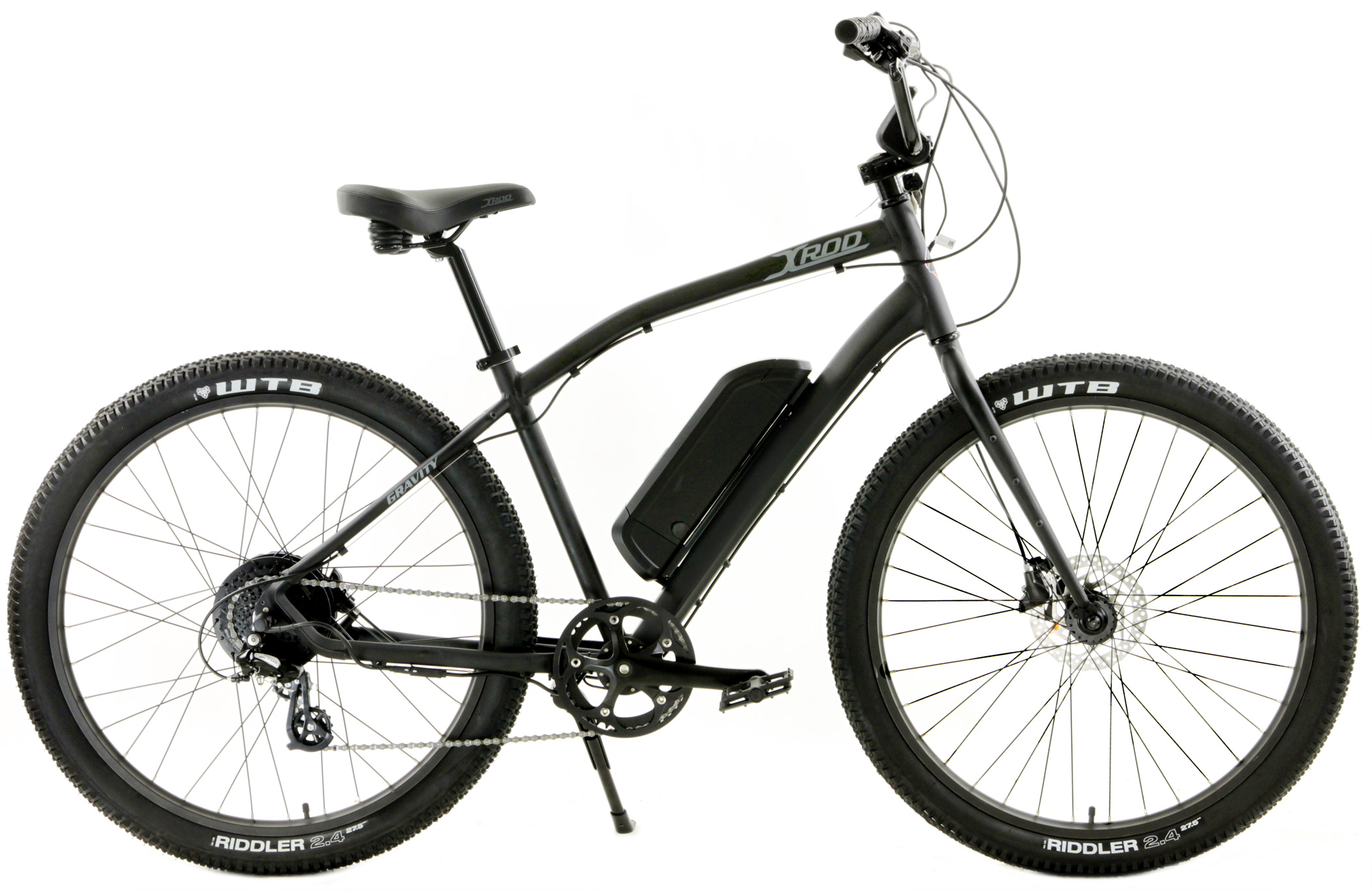 Bikes Gravity X-ROD E Electric Bike Shimano Equipped Hybrid Bike Image